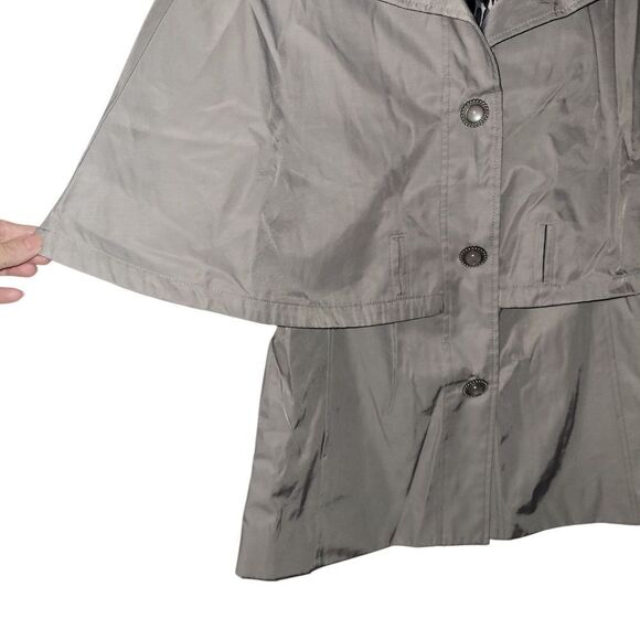 Betsey Johnson Gray Cape Lightweight Tailored - Picture 3 of 7